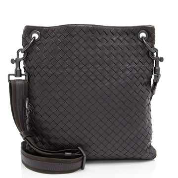 Luxury Bottega Veneta Intrecciato Nappa VN Messenger (SHF-hB4xyD)