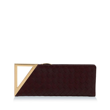 Luxury Bottega Veneta Intrecciato The Rim Clutch Bag (SHG-ChX1Fs)