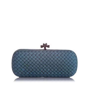 Luxury Bottega Veneta Knot Silk Clutch Bag (SHG-22721)