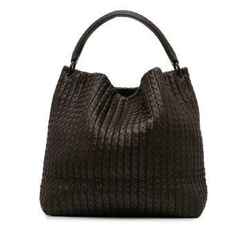 Luxury Bottega Veneta Large Intrecciato Nappa Natte Hobo (SHG-E8RHmj)