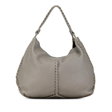 Luxury Bottega Veneta Large Washed Cervo Deerskin Hobo (SHG-VeUCjW)