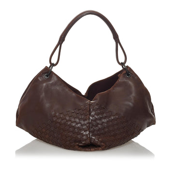 Luxury Bottega Veneta Leather Aquilone Fortune Cookie Hobo (SHG-31315)