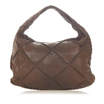 Luxury Bottega Veneta Leather Hobo Bag (SHG-20086)