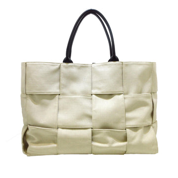 Luxury Bottega Veneta Maxi Canvas Intrecciato Arco Tote (SHG-AOF2nb)