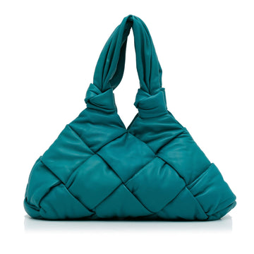 Luxury Bottega Veneta Maxi Intrecciato Padded Lock Tote (SHG-vtAVXH)