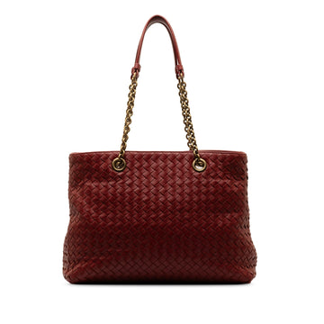 Luxury Bottega Veneta Medium Intrecciato Double Chain Tote (SHG-TiOjmt)