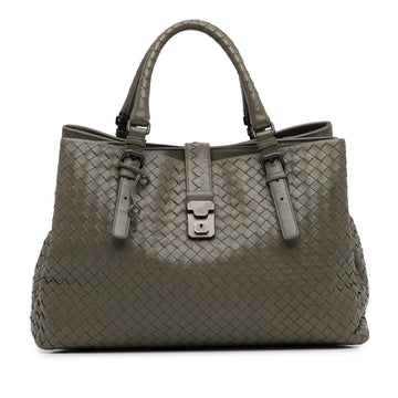 Luxury Bottega Veneta Medium Intrecciato Nappa Roma (SHG-7UV43M)