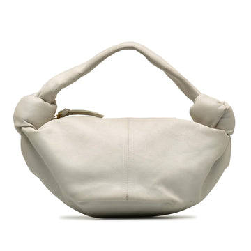Luxury Bottega Veneta Mini Lambskin Double Knot Bag (SHG-RYDSLF)