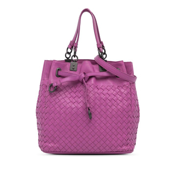 Luxury Bottega Veneta Nappa Intrecciato Bucket Bag (SHG-TJVcxW)