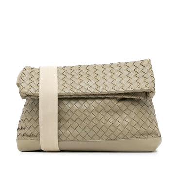 Luxury Bottega Veneta Nappa Intrecciato Fold Over Crossbody (SHG-kP4AkP)