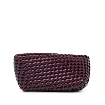 Luxury Bottega Veneta Nappa Intrecciato Slanted Clutch (SHG-AMZyVp)