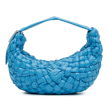 Luxury Bottega Veneta Paper Calfskin Intrecciato Banana Hobo Bag (SHG-qrjYxe)