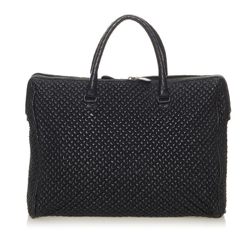 Luxury Bottega Veneta Quilted Leather Business Bag (SHG-27723)
