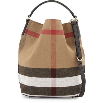 BURBERRY Canvas Ashby Bucket New 1:1 Bags