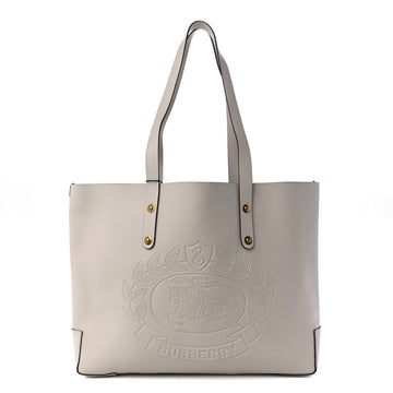 BURBERRY CALFSKIN CREST EMBOSSED SMALL TOTE New 1:1 Bags