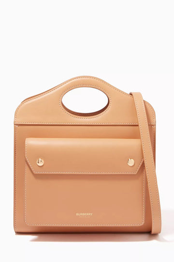 BURBERRY MINI LEATHER POCKET 2WAY CROSSBODY New 1:1 Bags
