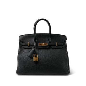 Birkin 25 Noir Veau Togo  T Stamp
