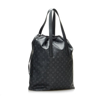 Louis Vuitton Cabas Light Black Monogram Eclipse Leather/canvas