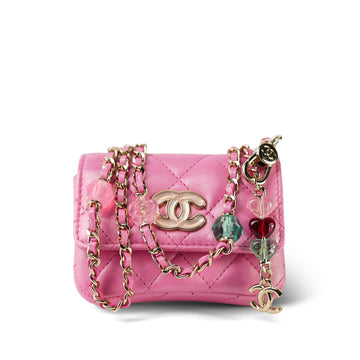 23P Pink Pearly Charm Belt Bag LGHW
