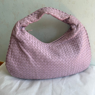 Bottega Veneta Hobo Bag Lambskin leather Lilac Purple Large 47cm