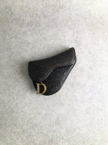 Christian Dior Coin Purse Brown Vintage ncj5a5