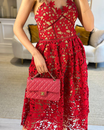 Chanel Pink Small Classic Double Flap Bag in Leather Leather with Gold Hardware RRP £8,530