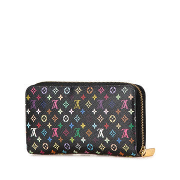 Black Louis Vuitton Monogram Multicolore Zippy Wallet
