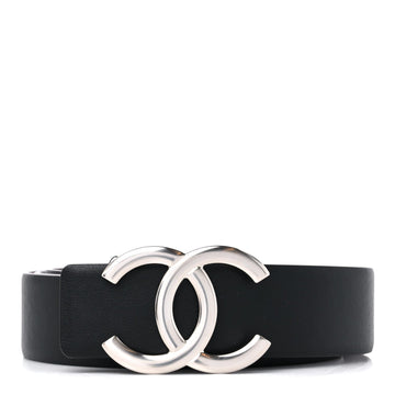 CHANEL CC CALFSKIN LEATHER BELT