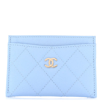 CHANEL CC CAVIAR QUILTED CARD HOLDER