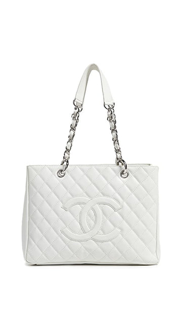 CHANEL CAVIAR QUILTED SHOPPER TOTE BAG