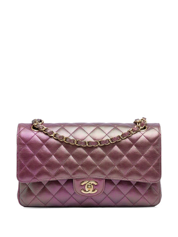 CHANEL IRIDESCENT MEDIUM QUILTED LAMBSKIN DOUBLE FLAP BAG