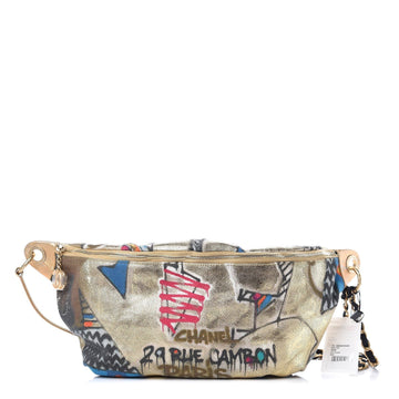 CHANEL RUE CAMBON GRAFFITI PRINTED BELT BAG