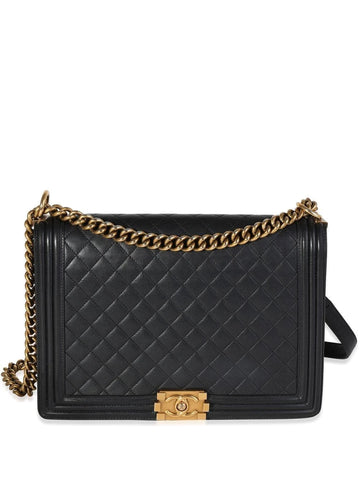 CHANEL QUILTED LAMBSKIN XL BOY FLAP BAG