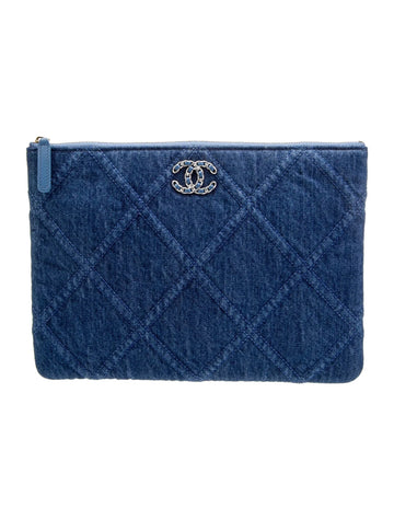 CHANEL DENIM POUCH