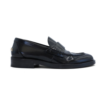 Chanel Logo Heel Loafers - Women's 37