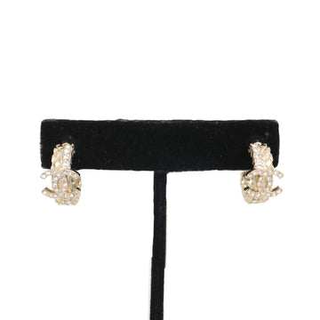 Chanel Quilted Hoop Earrings