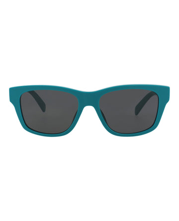 Celine Womens Square/Rectangle Turquoise Turquoise Smoke Fashion Designer Eyewear