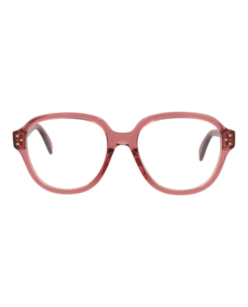 Celine Womens Round/Oval Pink Pink Transparent Fashion Designer Eyewear