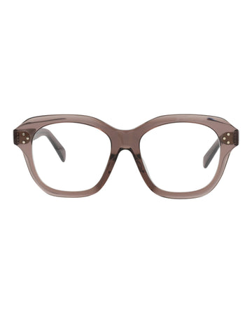 Celine Womens Round/Oval Brown Brown Transparent Fashion Designer Eyewear