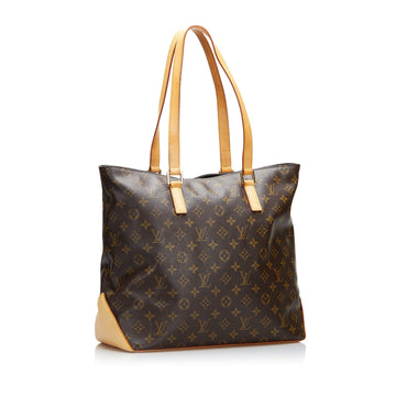 Louis Vuitton Cabas Mezzo Monogram Leather/canvas