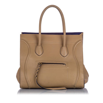 Celine Leather Phantom Luggage Tote (SHG-10584)