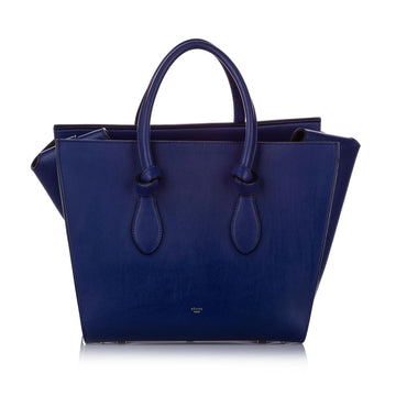 Celine Leather Small Tie Tote (SHG-10316)