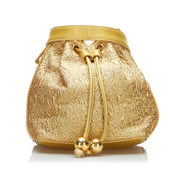 Top Quality Chanel Brocade Bucket Bag (SHG-qezhHO)