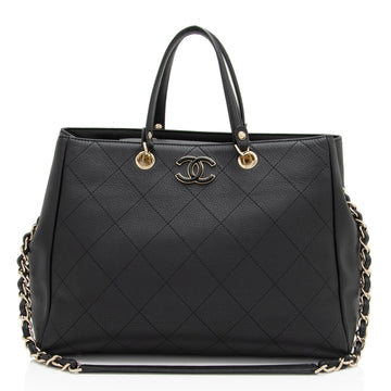 Top Quality Chanel Bullskin Neo Soft Medium Shopping Tote (SHF-64NjCF)