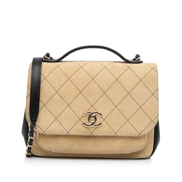 Top Quality Chanel Business Affinity Suede Flap (SHG-7Wkj4C)