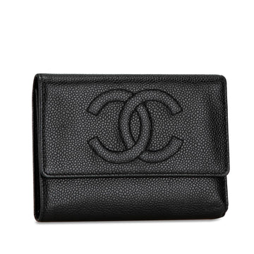 Chanel CC Caviar Trifold Wallet