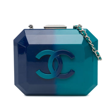 Top Quality Chanel CC Ombre Plexiglass Clutch on Chain (SHG-RD2nKl)
