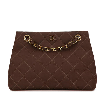 Top Quality Chanel CC Quilted Nylon Shoulder Handbag (SHG-lWdX0e)