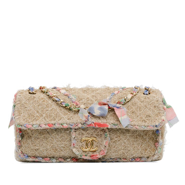 Top Quality Chanel CC Straw Country Flap (SHG-eOS05U)