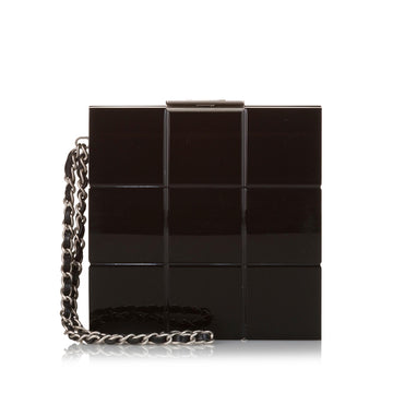 Top Quality Chanel Choco Bar Lucite Perspex Clutch (SHG-pUxIav)